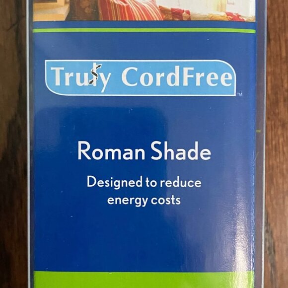 Brand New 27" x 64" Cordless Kenney Insulating Roman Shade Khaki NIB - Picture 7 of 10